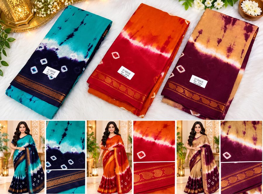 Bandhani Sarees — Nidhalo Styles