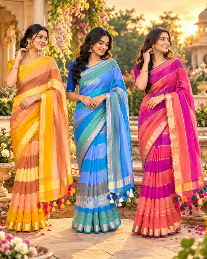 Khadi Sarees — Nidhalo Styles