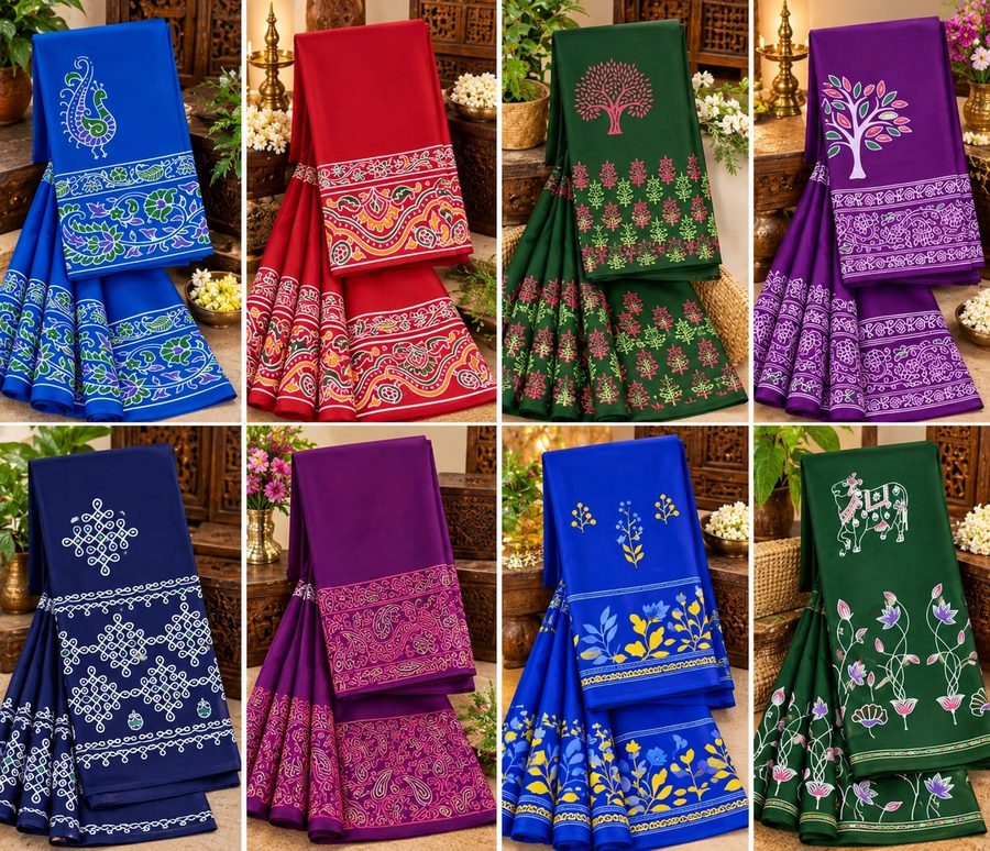 Mulmul Cotton Sarees — Nidhalo Styles