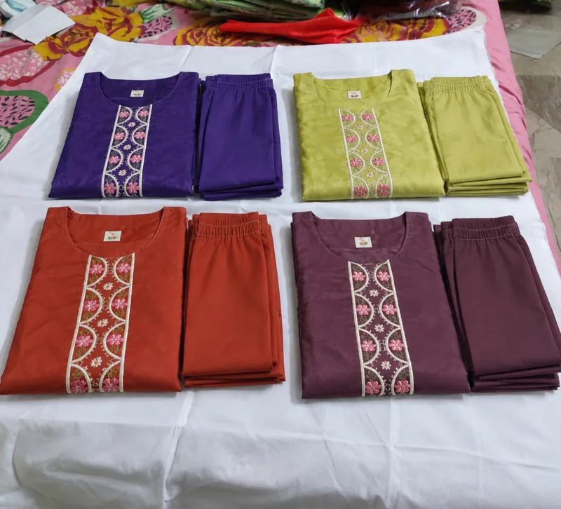 Embroidered Kurti Sets — Nidhalo Styles